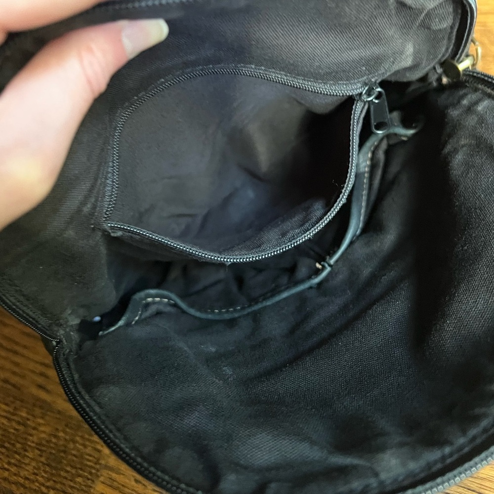 Vintage Mini Leather Backpack, Small Black Genuine Leather Backpack Purse - Picture 11 of 15